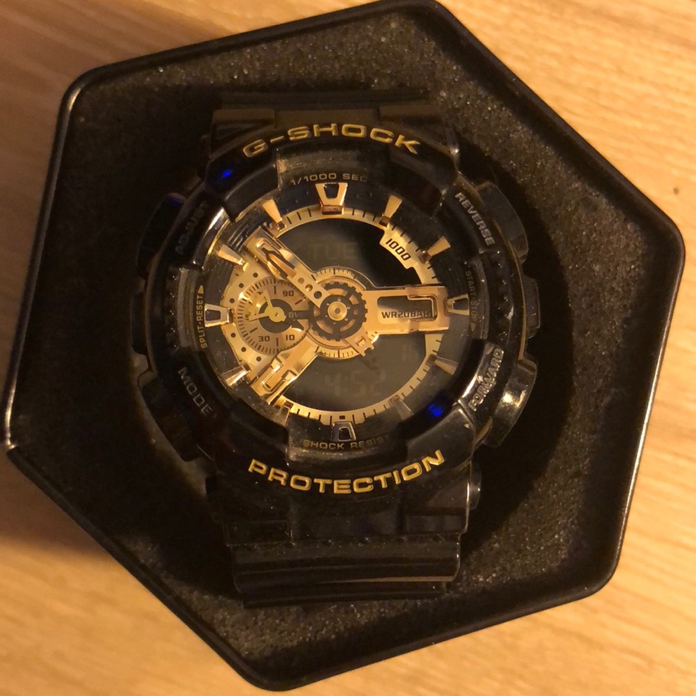 G-Shock Black and Gold LIMITED EDITION Watch